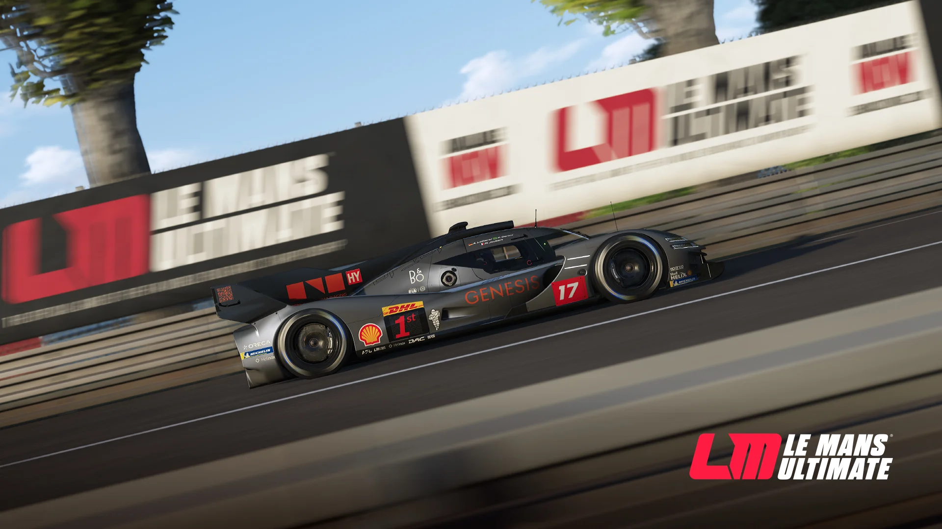 Genesis GMR-001 on circuit in Le Mans Ultimate